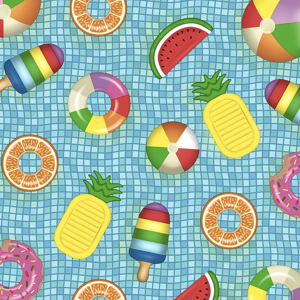 Papper+Design Luncheon -servetter (Summer Pool)