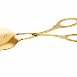 Pastry tongs PVD gold 17,5cm