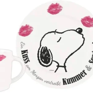 Peanuts Frukostset Snoopy – Mug, Skål och Tallrik