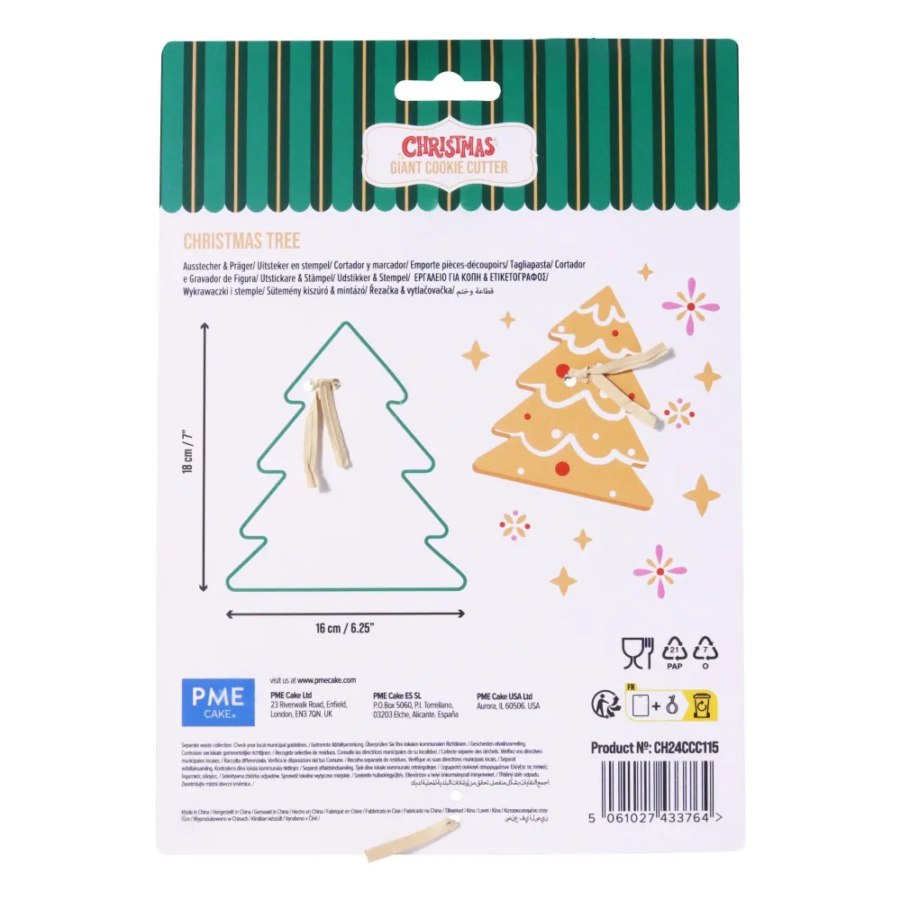 XL pepparkaksform julgran