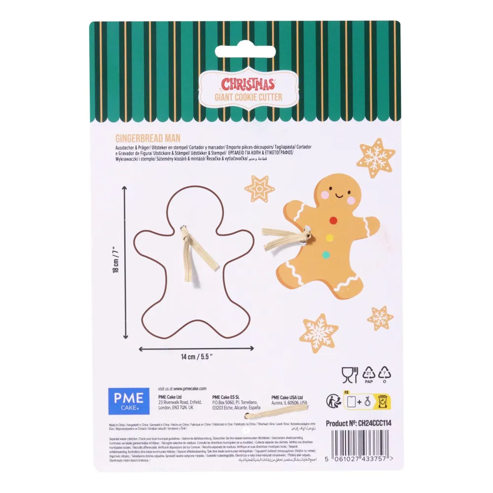 XL pepparkaksgubbsutstickare