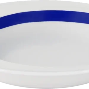 Plate comfort deep round rim embossed 23cm