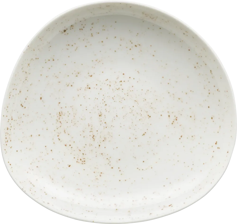 Plate deep asymmetric coupe 22cm