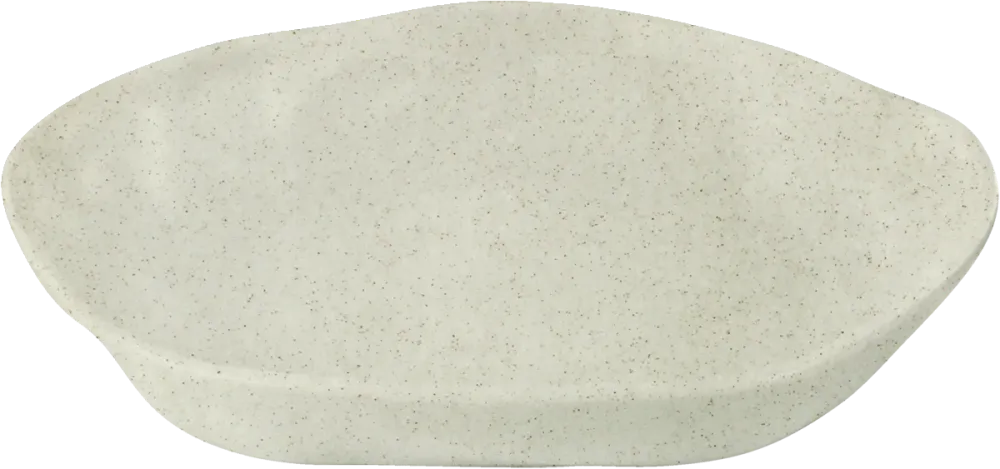 Plate deep round coupe moon 25cm