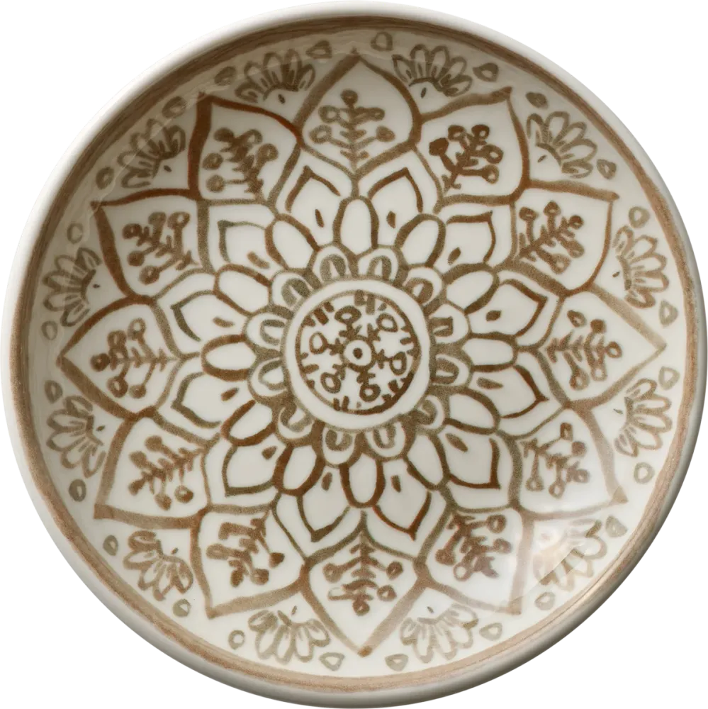 Plate deep round coupe sienna 21cm