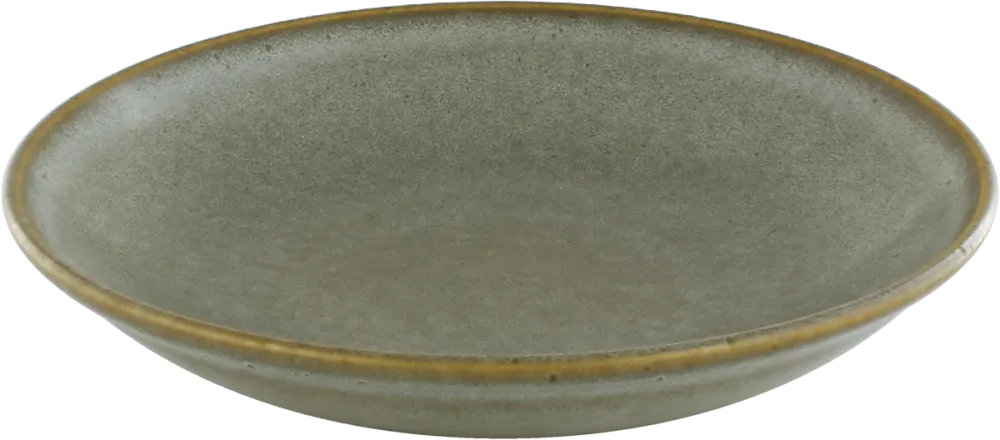 Plate deep round coupe smoke 25cm