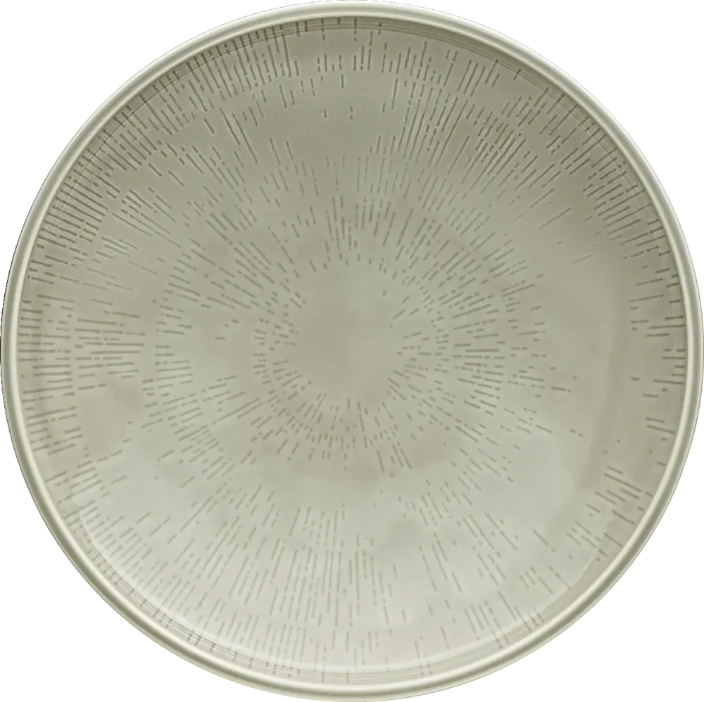 Plate deep round coupe structure STEAM 28cm
