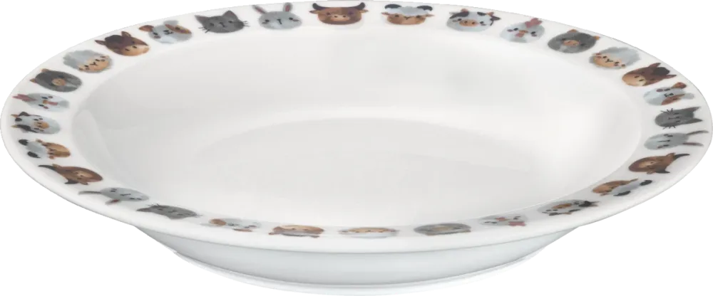 Plate deep round rim 21cm