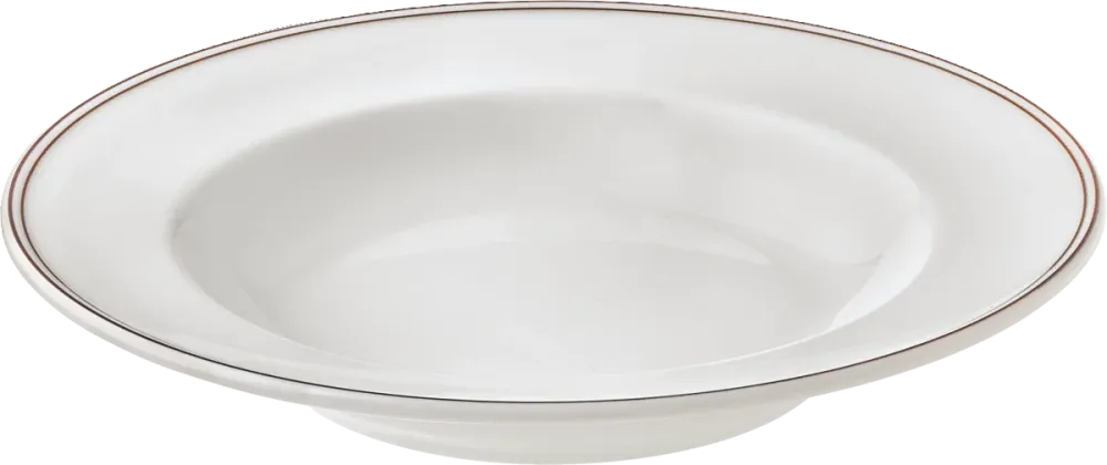 Plate deep round rim 23cm