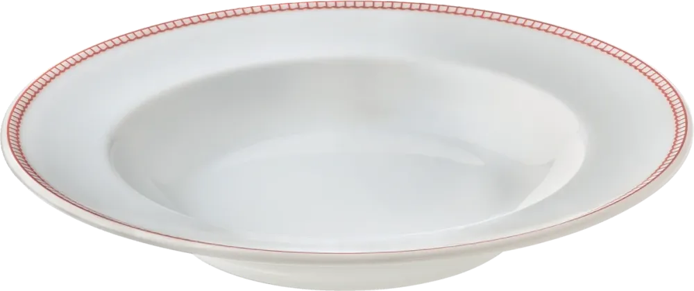 Plate deep round rim 23cm