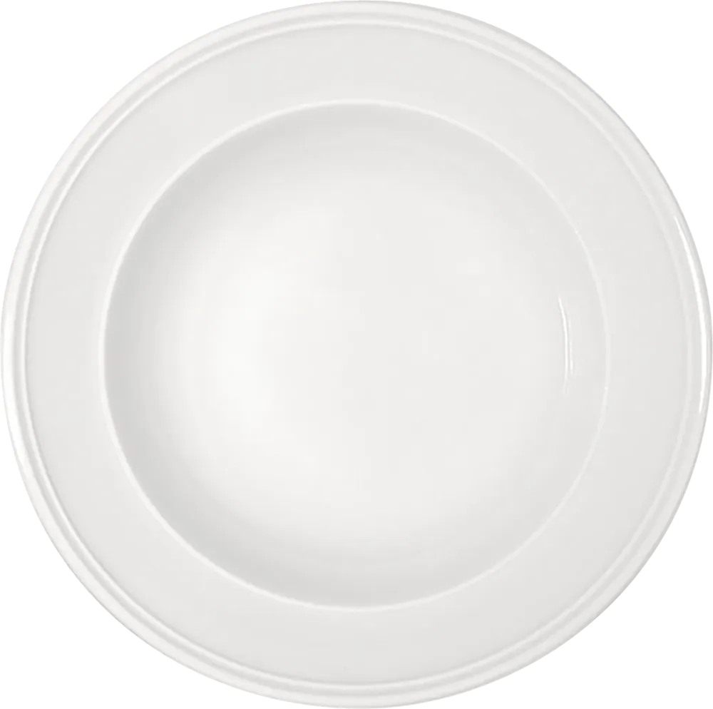 Plate deep round steep rim 25cm