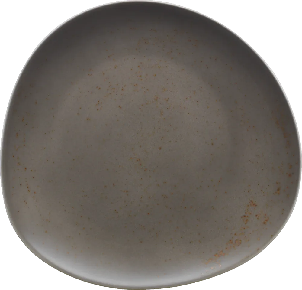 Plate flat asymmetric coupe 12cm
