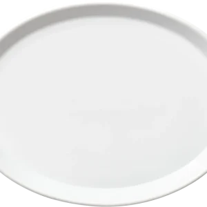 Plate flat oval coupe 28x21cm