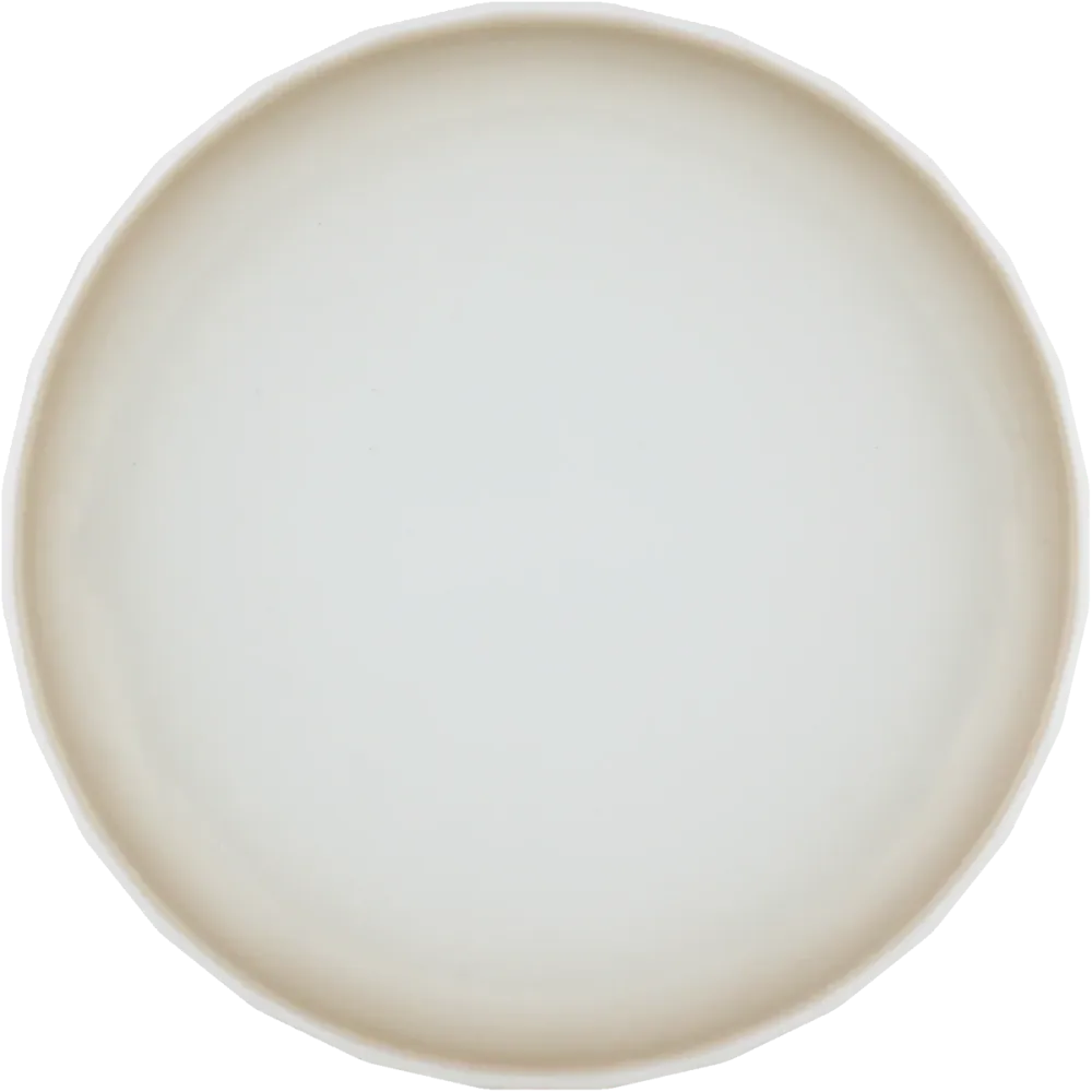 Plate flat round 15cm