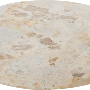 Plate flat round beige 22cm
