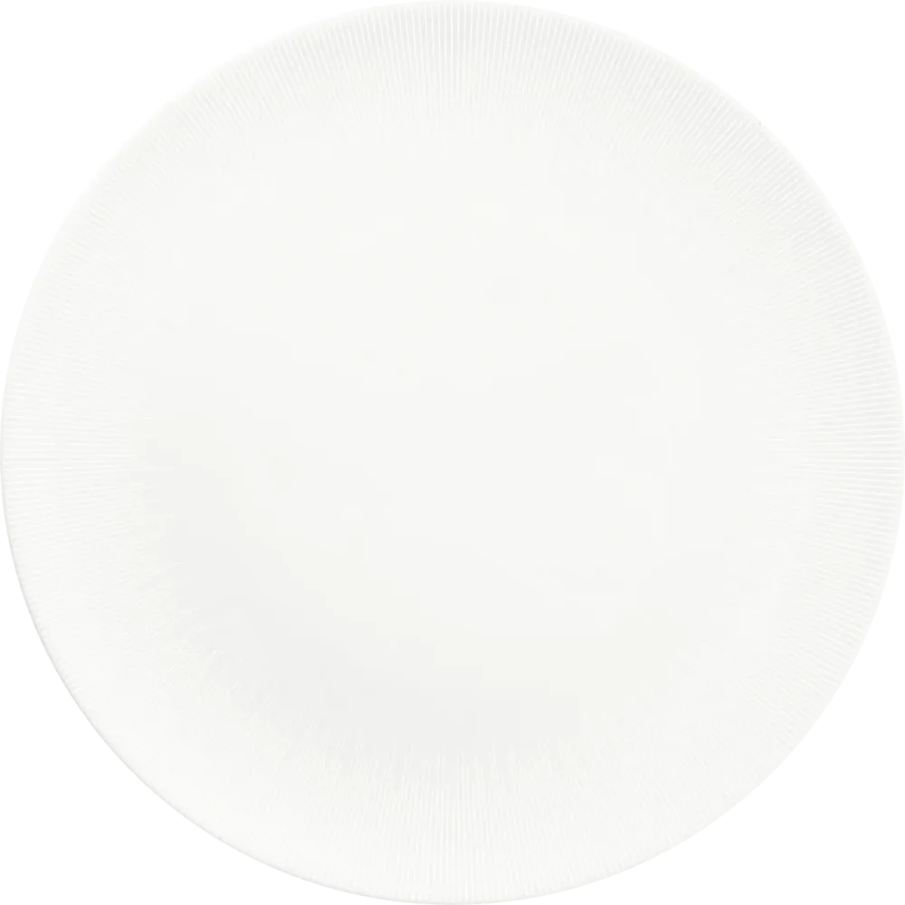 Plate flat round coupe 28cm STRIPES