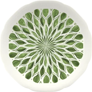 Plate flat round coupe embossed 16cm