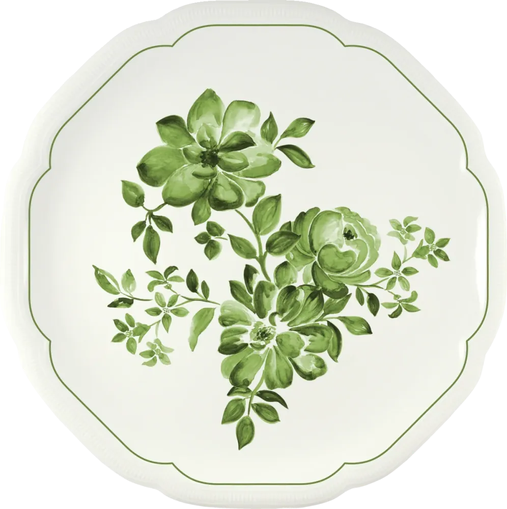 Plate flat round coupe embossed 31cm