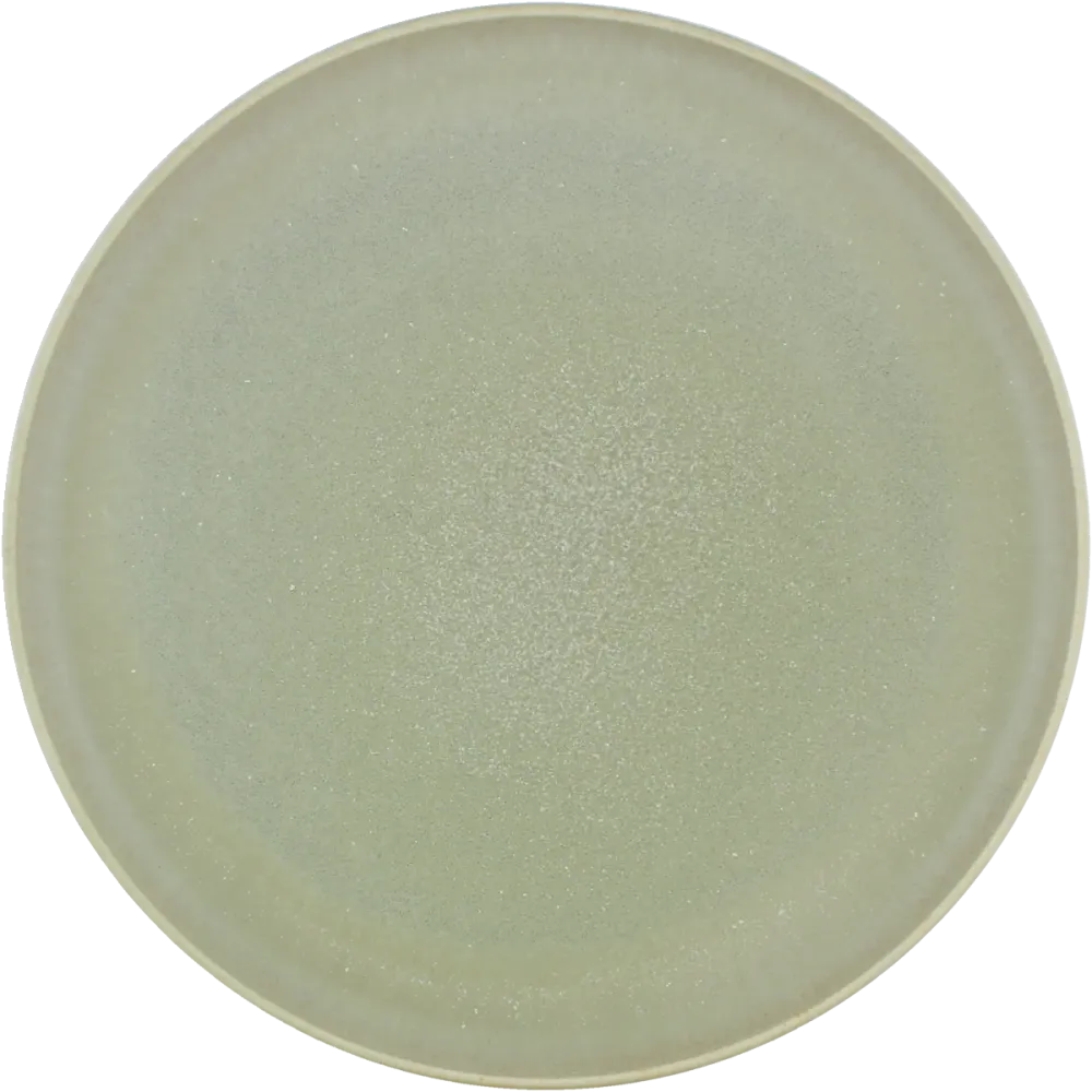 Plate flat round coupe matcha 21cm