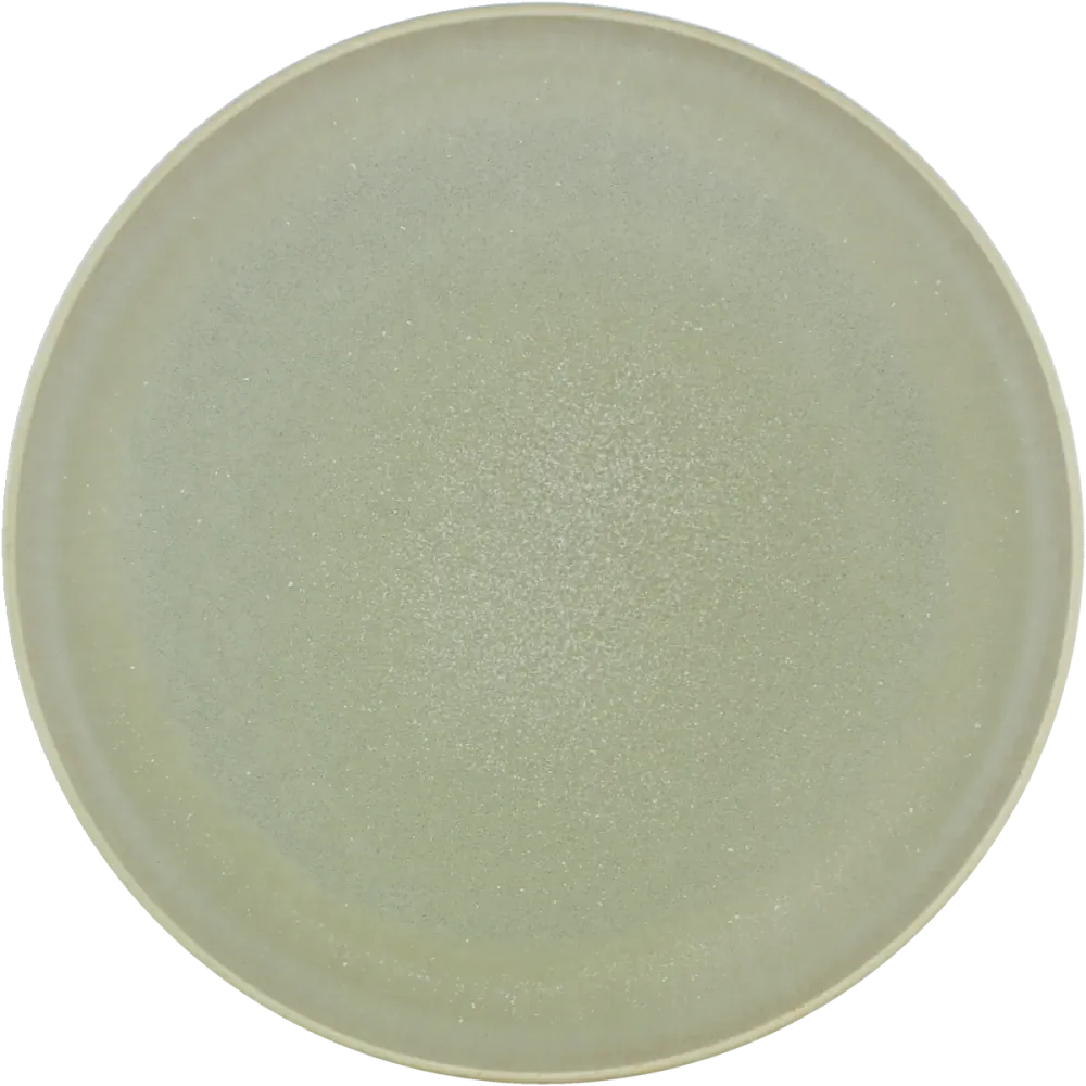 Plate flat round coupe matcha 24cm