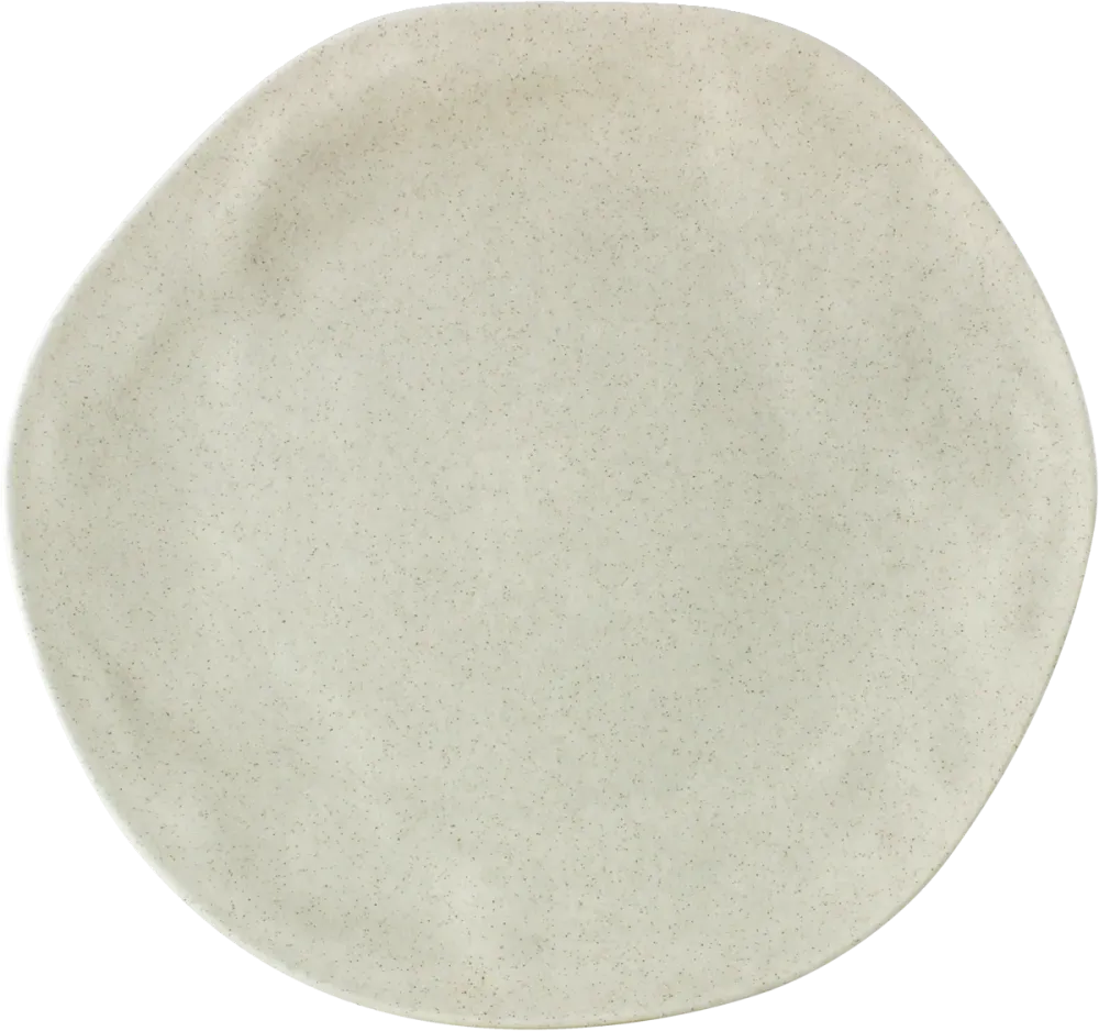 Plate flat round coupe moon 28cm