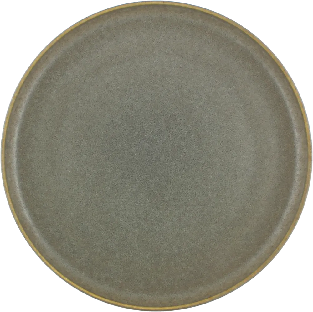 Plate flat round coupe smoke 24cm