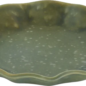 Plate flat round olive 16cm