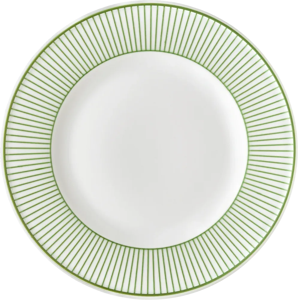 Plate flat round rim 21cm