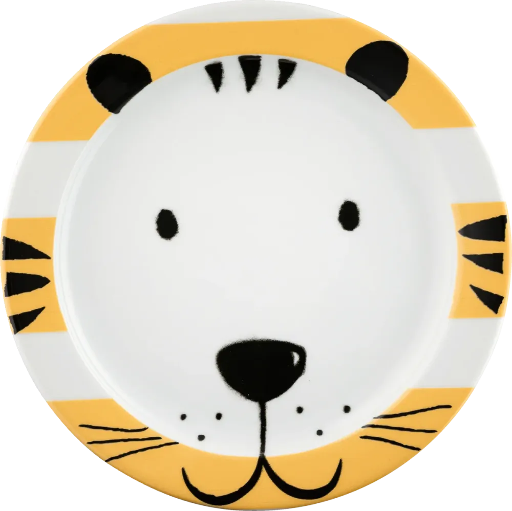 Plate flat round rim 24cm