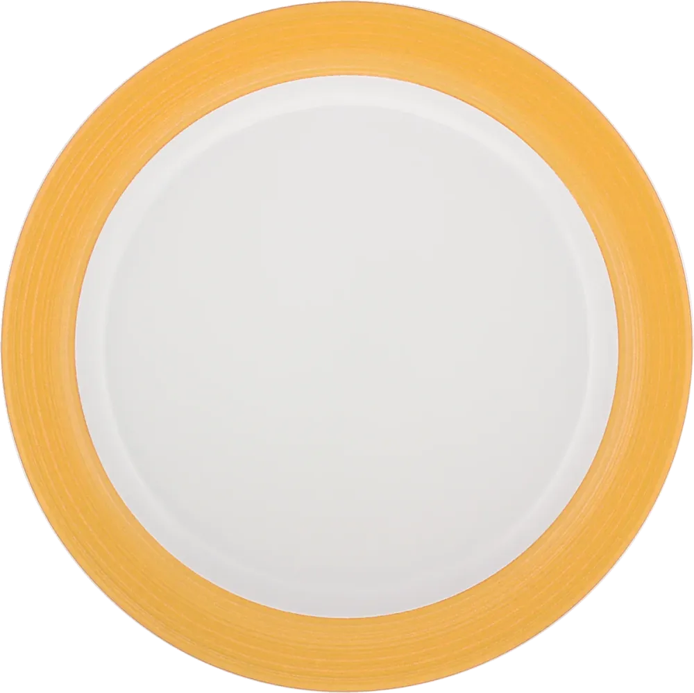 Plate flat round rim 25cm