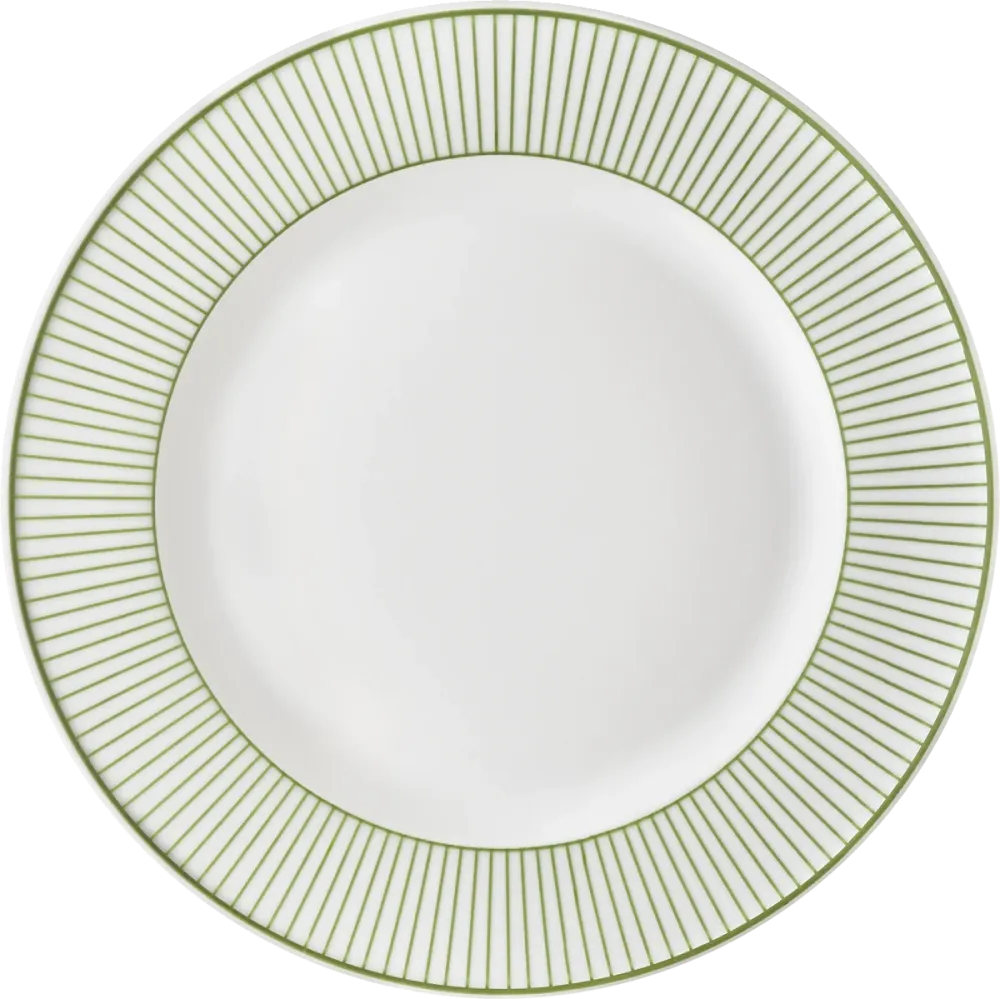 Plate flat round rim 26cm