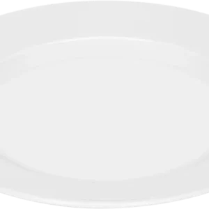 Plate flat round rim 27cm