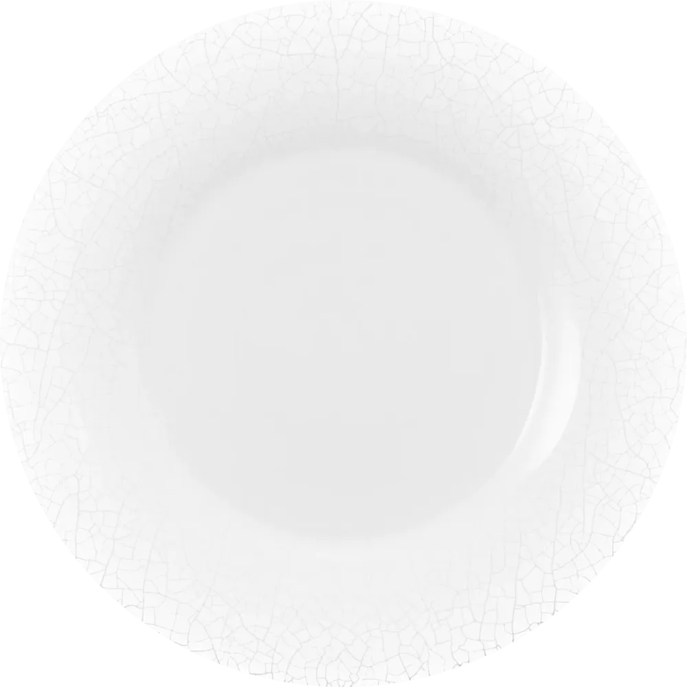 Plate flat round rim 27cm CRUST