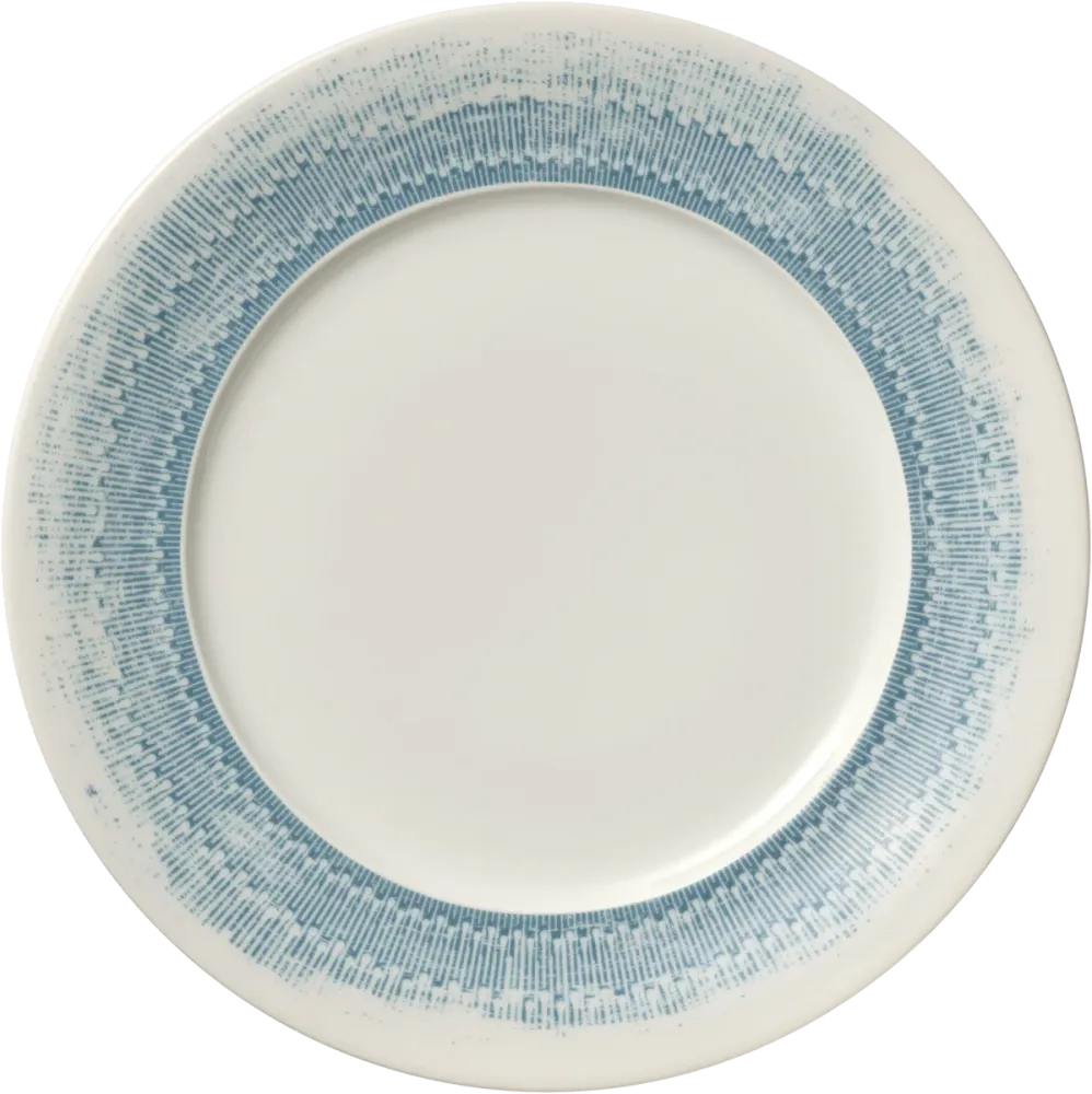 Plate flat round rim 28cm