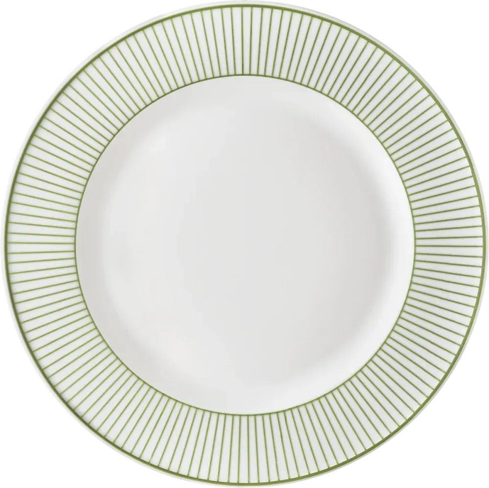 Plate flat round rim 28cm
