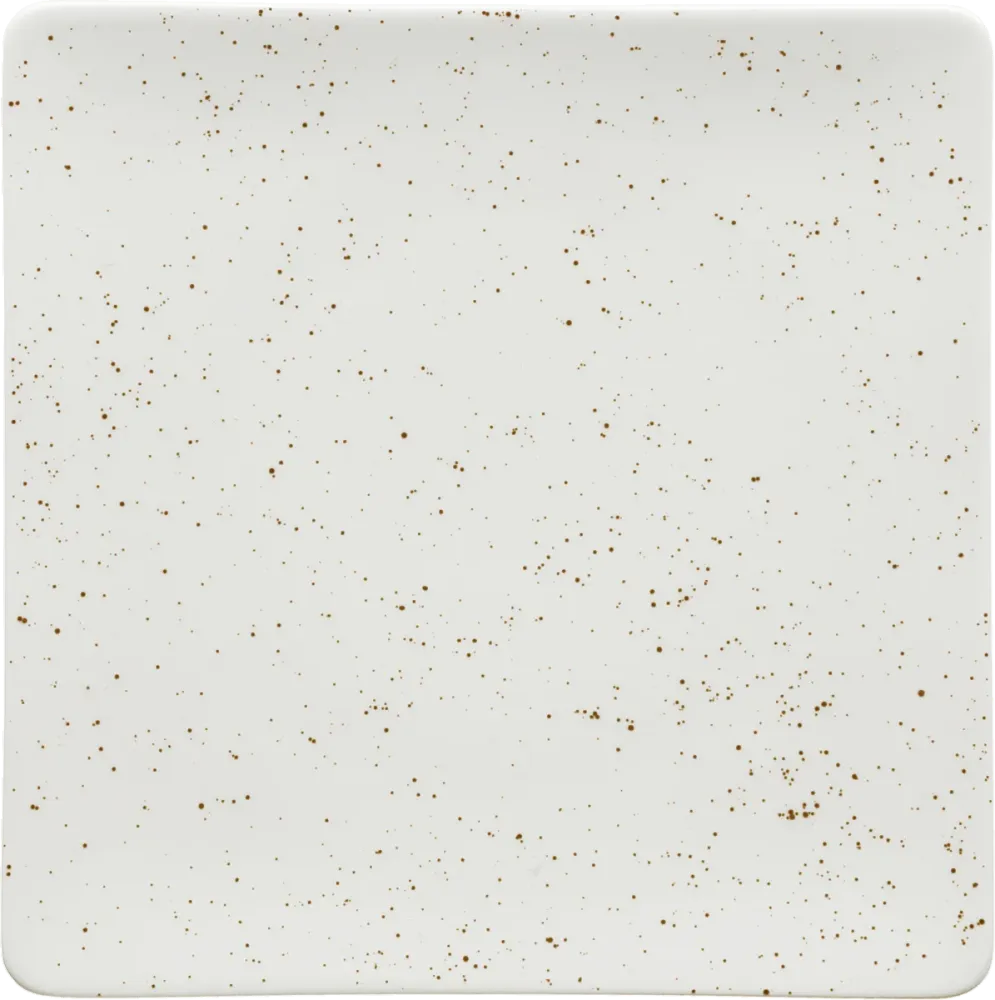 Plate flat square coupe 20cm