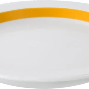 Plate half-deep round embossed 24cm