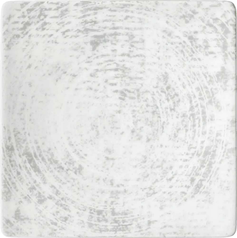 Plate half-deep square coupe 12cm