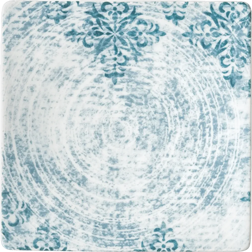 Plate half-deep square coupe 12cm