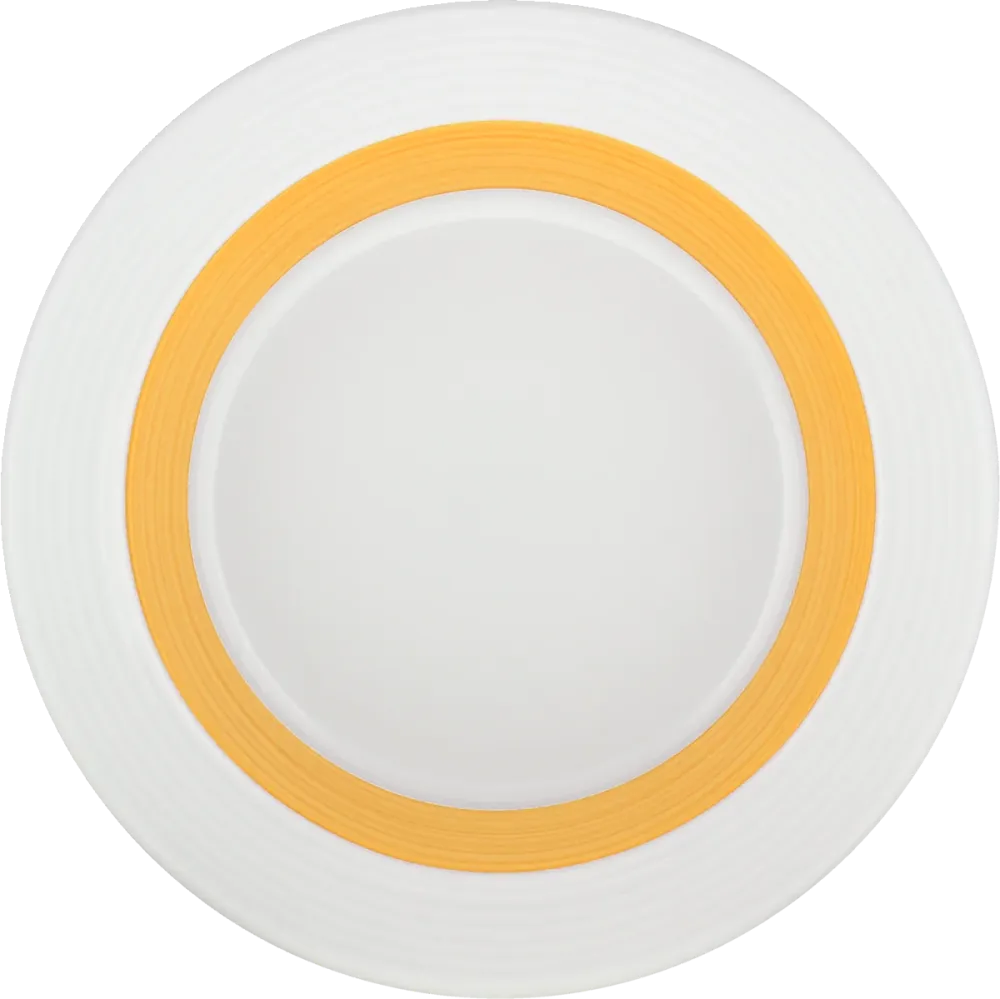 Plate special deep round rim embossed 23cm