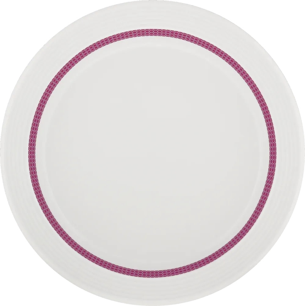 Plate special half-deep rim embossed 24cm