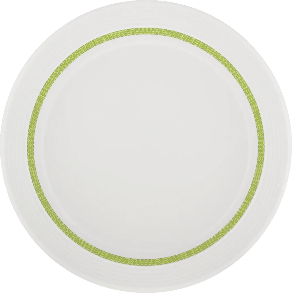 Plate special half-deep rim embossed 24cm