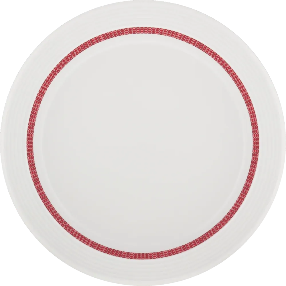 Plate special half-deep rim embossed 24cm