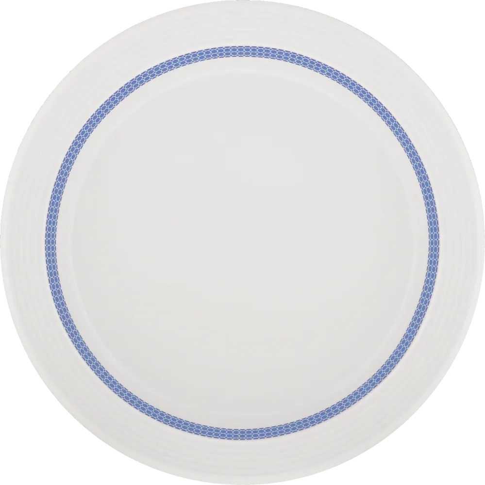 Plate special half-deep rim embossed 24cm