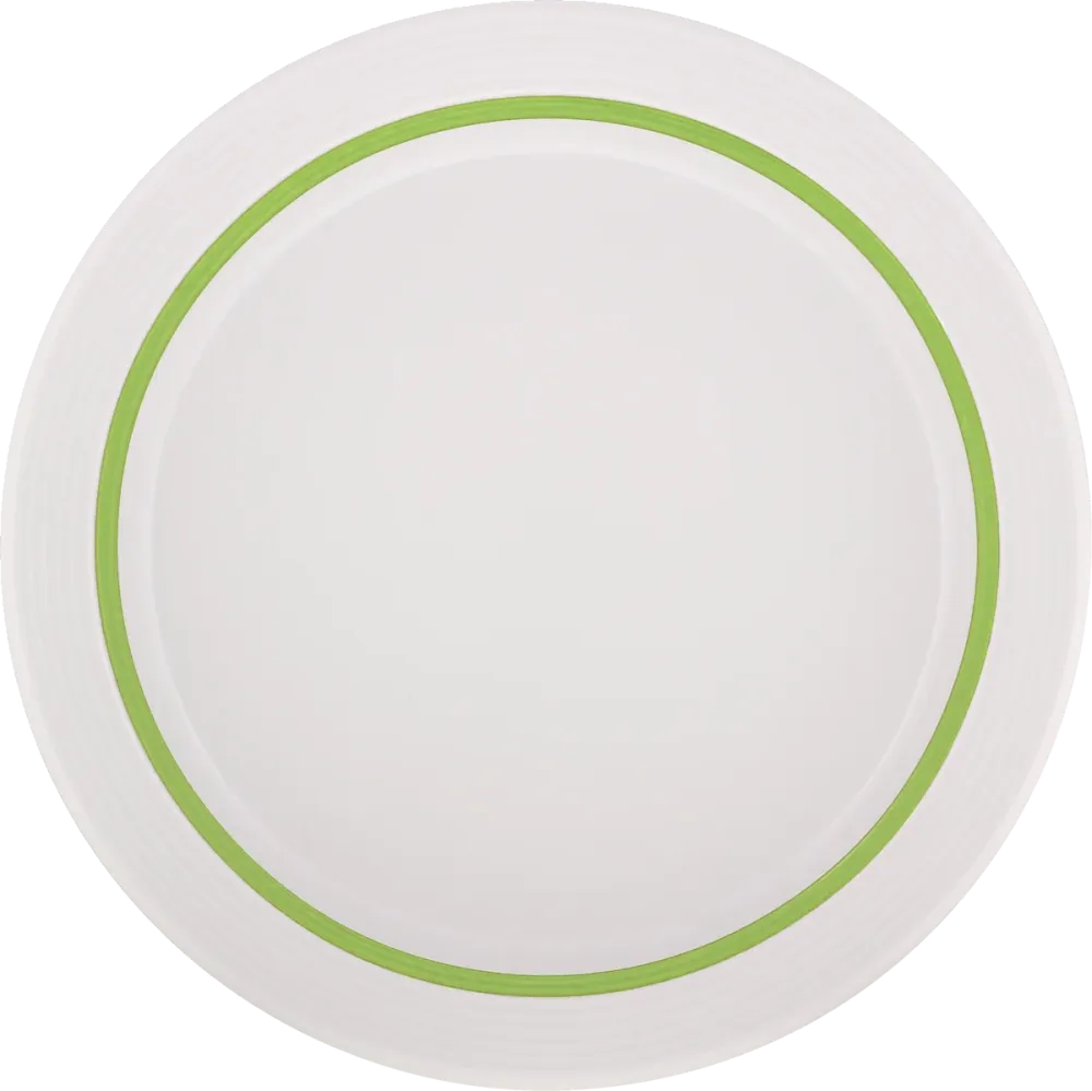 Plate special half-deep rim embossed 25cm