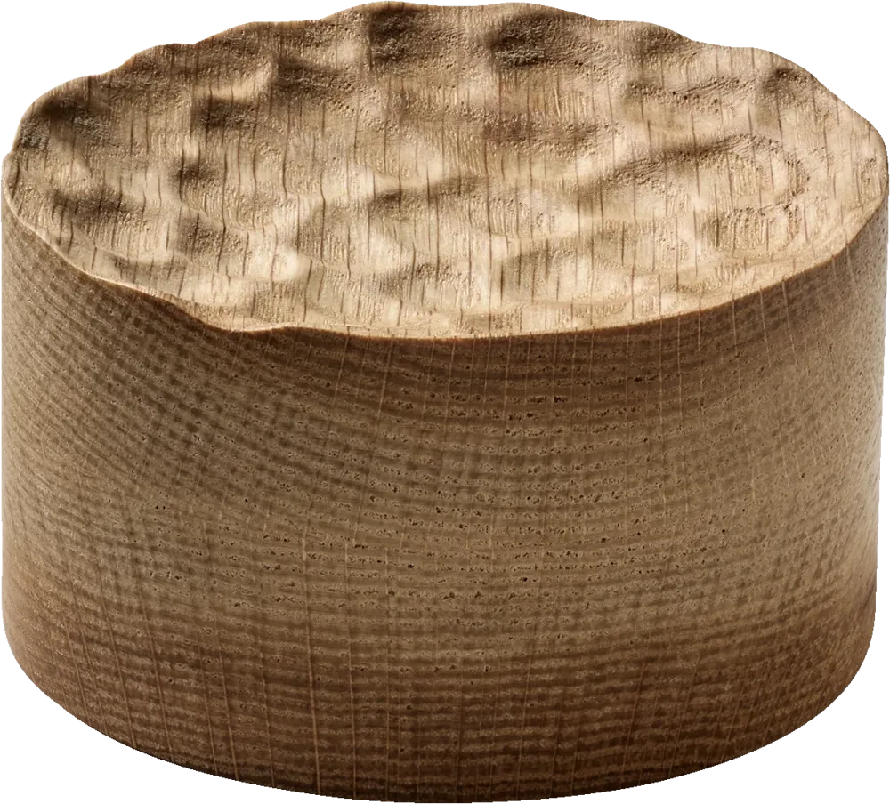 Plateau round oak 10cm