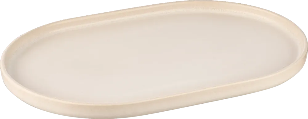 Platter oval cashmere 30cm