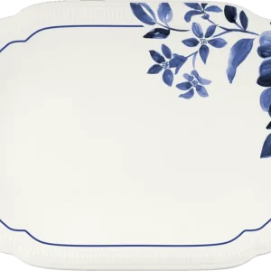 Platter oval coupe embossed 24x16cm