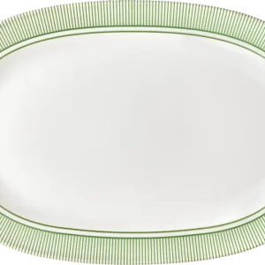 Platter oval rim 26x18cm