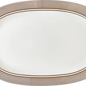Platter oval rim 29x20cm